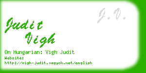 judit vigh business card